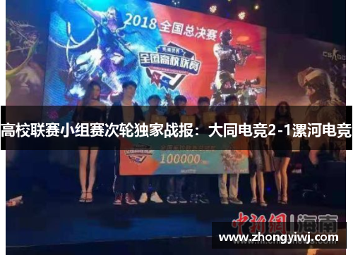 高校联赛小组赛次轮独家战报：大同电竞2-1漯河电竞